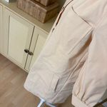 Tuckernuck  Tan Stone Blake Long Sleeve Button Down Minimalist Mini Dress Size Sm Photo 6