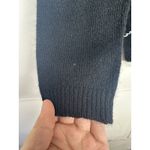 Jaclyn Smith Women’s  Cardigan Sweater Size S Black Floral Embroidered Photo 2