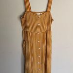 Seafolly  | Striped Woven Midi Dress in Marigold | L Photo 1