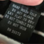 BONTON Infinity Scarf Black & White Stripe OS Photo 4