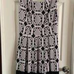 Tiana B Black/White Scoop Neck Cap Sleeve Dress size 8 Photo 0