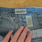 st. john's bay St. John’s Bay Vintage Coastal Coquette Floral Embroid High Waisted Jean Shorts Photo 4