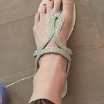 David's Bridal David’s bridal studio Rhinestone sandals - size 10 Photo 3