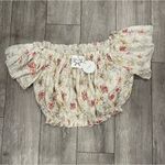 En Crême En Creme NWT Cropped Blouse Photo 1