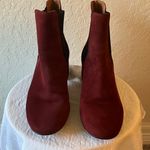 Coach : Wine Tia Suede Ankle (FG2911) Bootie Slip On Boots- 9- wear Photo 3