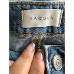 PacSun Women's 100% Cotton Dark Indigo 5 Pocket Denim Jeans Mom Shorts 26 Photo 4