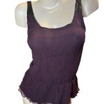 AQUA luxe - plum and leather tank Photo 0