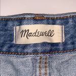 Madewell Distressed High Waist Light Blue Relaxed Denim Cut Off Booty Shorts 31 Photo 12