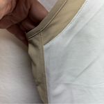 IZOD  Women's‎ White and Tan Zip-Up Tank Top Photo 5