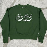 New York or Nowhere (NYON) Women's Green Crewneck Sweatshirt XS NWT Photo 0