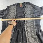 Johnny Was  Plus 1X Embroidered Boho Tunic Top Bohemian Crochet Hippie Blouse Photo 8