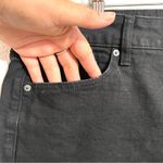 Old Navy Womens Shorts Jean Denim Black High Rise OG Straight Cut Off Size 20 Photo 4
