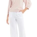 Splendid Women's Pink Shirred Shoulder Bubble Sleeve Sweatshirt Photo 2