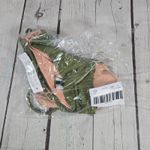 J.Crew  Wide-rib high-rise bikini bottom in Canteen Green & Tortoise S NWT‎ Photo 8