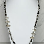 Chico's  Metallic Beaded Long Statement Necklace ✨ Photo 0