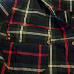 Skies Are Blue  plaid button down L Photo 3