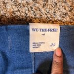 We The Free  Bella Moto Mid Rise Skinny Jeans Size 24‎ Zippers Detail Denim Photo 7