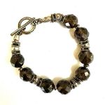 Silpada Vintage Smokey Quartz Sterling silver Bracelet Photo 0