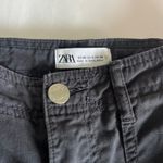 ZARA  navy cargo pants Photo 2