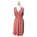 ✨BAILEY 44 EMILE MULTICOLOR STRIPES FAUX WRAP BELTED A-LINE MIDI SZ S DRESS✨ Photo 3