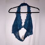 Free People Last Dance Halter Bralette Legion Blue (Large) Photo 4