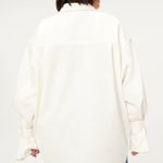 Good American 2X Tabbed Poplin Blouse White NWT SIZE 5/6 Photo 5