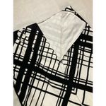 White House | Black Market  | Black White Pencil Skirt Abstract Grid |‎ Size 12 Photo 8