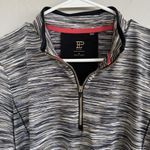 EP New York Longsleeve 1/4 Zip Pullover Golf Shirt Woman’s Size L Space Dye Black Size L Photo 2