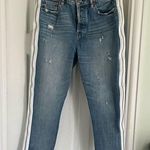 Pistola Pistols Distressed Blue Jeans with Side Zippers Photo 0