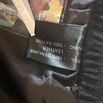 Atlantic Beach Vintage Genuine Suede Leather Skirt Black Lined Size XL NWT Photo 6