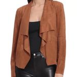 Bagatelle Faux-suede Drape Front jacket size medium Photo 0