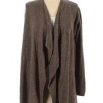Barefoot Dreams  Cozy Bamboo Chic Lite Knit Wrap Cardigan Size XXS XS Cocoa Taupe Photo 3