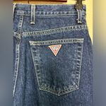 Guess Vintage 90s Logo High Rise Straight Leg Mom Jeans Style 1050RG Size 29 Photo 5