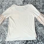 We The Free Free People Jayde Long Sleeve Contrast Print Top Photo 3