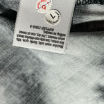 a.n.a  (PXL) TIED DYED BLACK/WHITE‎ LONG SLEEVE BUTTON DOWN BLOUSE PRE-OWNED Photo 6