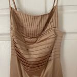 Forever 21 Golden Champagne Silk Like Mini Dress Photo 1