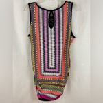 Bisou Bisou Michele Bohbot Mixed Geometric and Lace Tank Women’s Size Large Photo 81