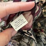 Vintage Silk Top floral ruffle sheer womens size 6 romantic bohemian funky artsy Yellow Photo 4