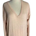 Scotch & Soda Minimalist Soft Knit Blush Pink V-Neck Sweater  Size S Photo 3