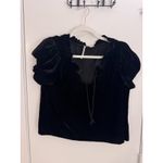 Free People Womens  Terese Velvet Puff Sleeve Top Size S Photo 1