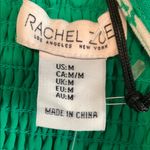 Rachel Zoe Women's NWT Bright Green & White Tropical Print Crop Top Medium Photo 5