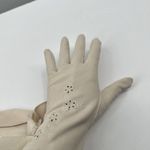 VTG NWT Cream Embroidered Dress Gloves Classy Retro Cosplay Costume Old Money Photo 7