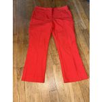Loft Ann Taylor  Pants Size 2p Marisa Skinny Coral Pink Flat Front Stretch Ankle‎ Photo 1