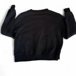 H&M Black Divided  cropped crewneck sweatshirt. Size XS. Photo 1