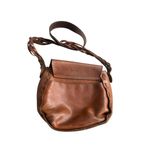 Patricia Nash Tan Saddle Tooled Leather Floral Embossed Crossbody Bag Photo 10