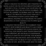 Handmade Gothic Victorian "The Weeping Sky: Gothic Rain Cloud" Pendant Necklace Oddity Photo 3