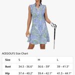 Ace golf sleeveless paisley dress Blue Size M Photo 9