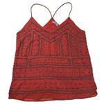 Lord & Taylor Dex Beaded Sheer Lined Boho Chic Cami Coral Racer Back Size XS Pink Photo 10