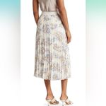 Vince Camuto Ladies Detailed Pull On Pleated Midi Skirt ivory/lavender/blue XXL Photo 1