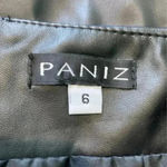Paniz long faux leather skirt in size 6 Black Photo 2